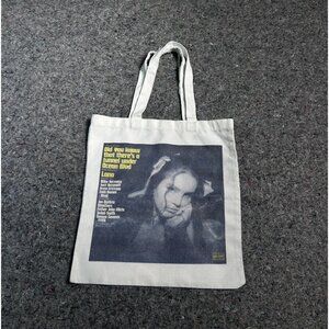 Lana Del Rey Tote Bag Aesthetic Indie Grunge Eco Cotton Reusable Shopper